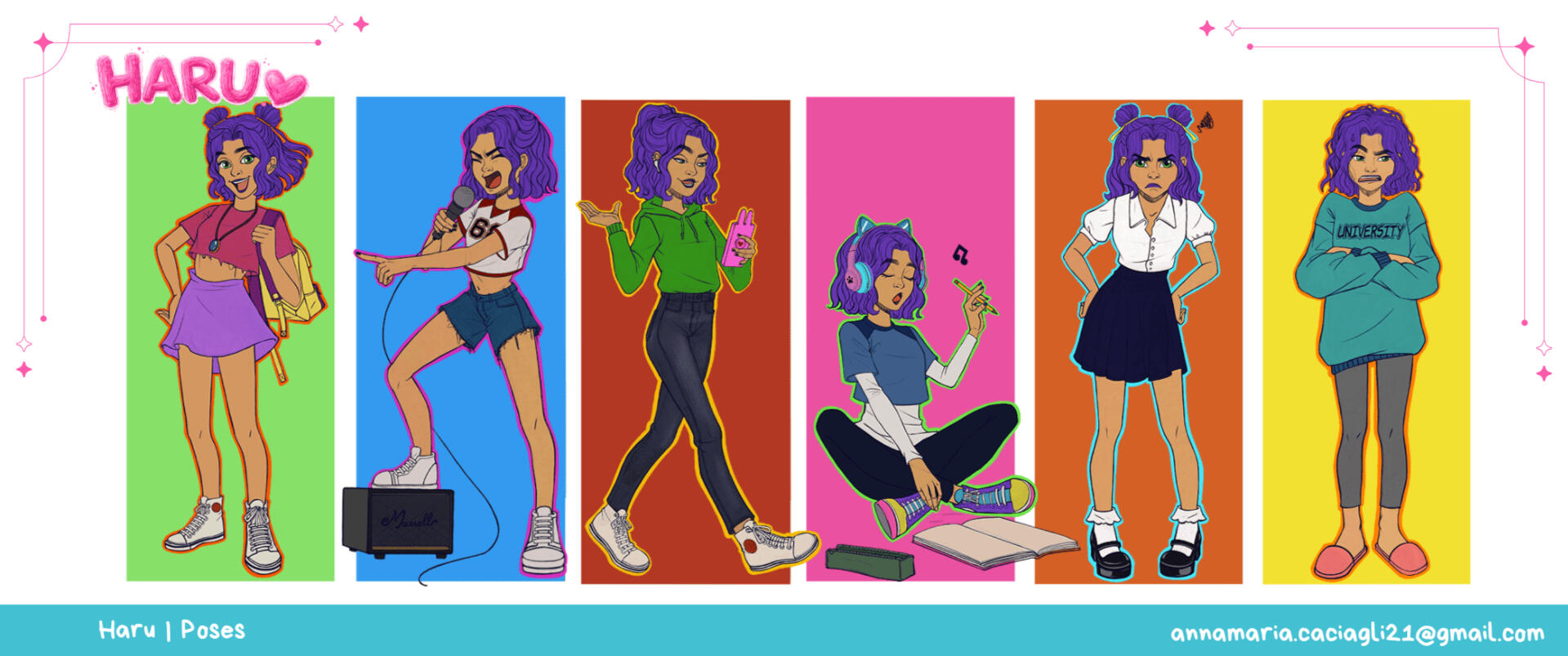Haru Poses