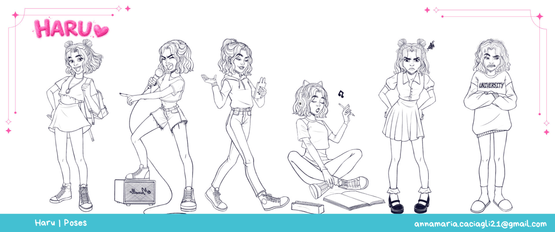 Haru Poses